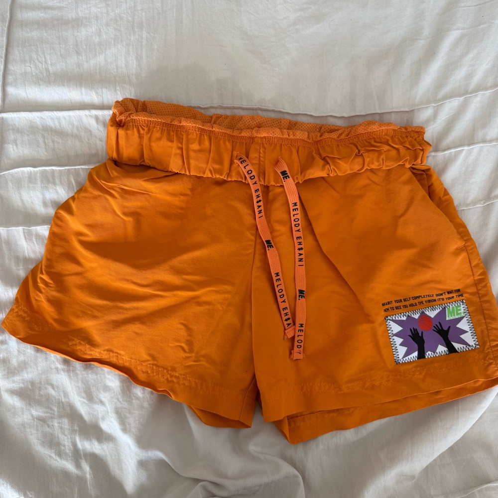 Orange Melody Ehsani Shorts xs